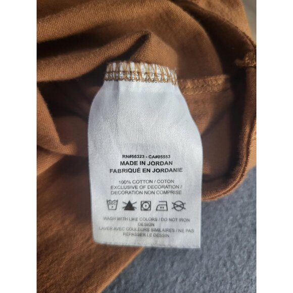 THE NIKE TEE Men's SZ XXL Brown Short Sleeve Shirt Athleisure Athletic - Picture 6 of 8